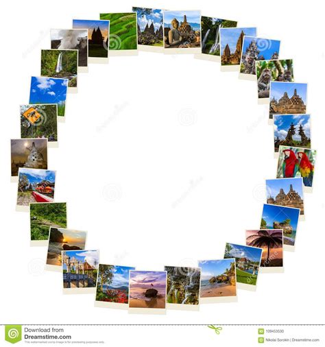 Frame Made Of Bali Indonesia Images My Photos Stock Photo Image Of