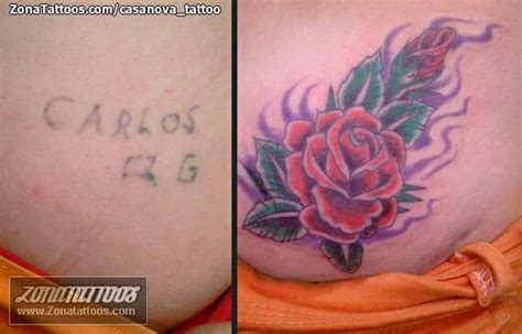 Tattoo Of Cover Up Butt Roses