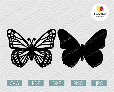 50 Clipart Side Butterfly Svg SVG PNG EPS DXF File