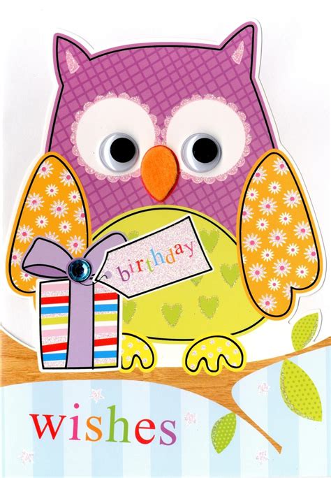 See more ideas about birthday wishes, happy birthday wishes, happy birthday images. Owl Birthday Wishes Greeting Card | Cards