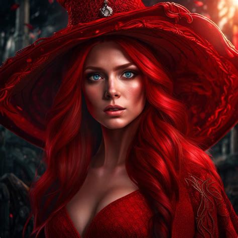 Red Witch Ai Generated Artwork Nightcafe Creator