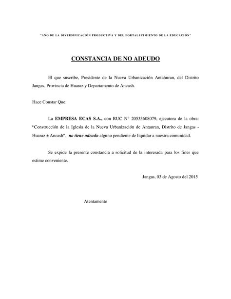 Docx Constancia De No Adeudo Dokumen Tips
