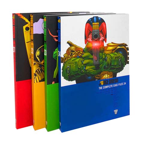 Judge Dredd Complete Case Files Volume 31 34 4 Books Collection Set Jo Lowplex