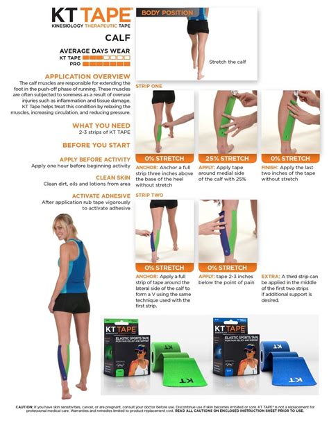Legs How To Apply Kt Tape Instruction And Videos Sportsmatch Anatomie