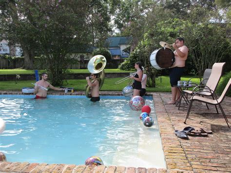 Pool Party Algiers New Orleans Music By Big Fun Brass Band Flickr
