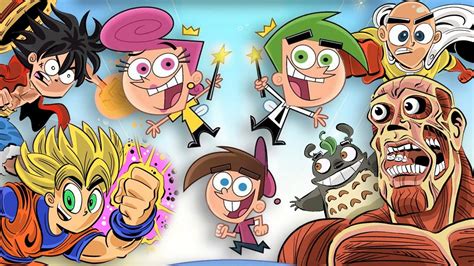 Anime Characters In The Fairly Oddparents Style Butch Hartman Youtube