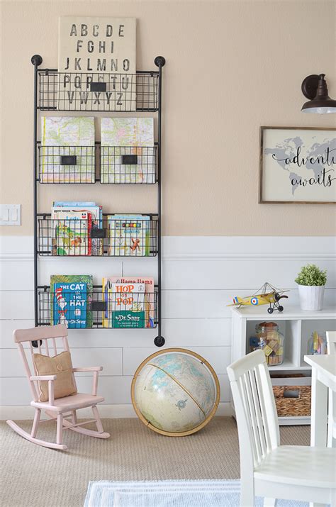 Jessica called the upstairs the wild west. Modern Farmhouse Playroom