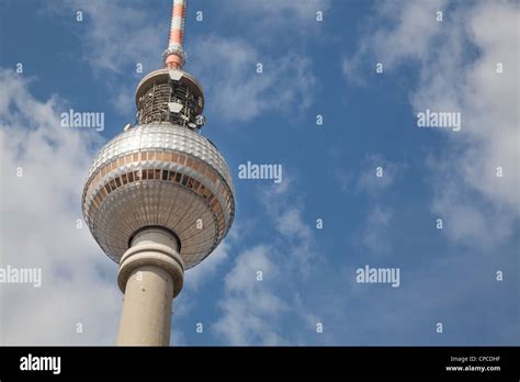 Fernsehturm Berlin Deutschland Stockfotografie Alamy
