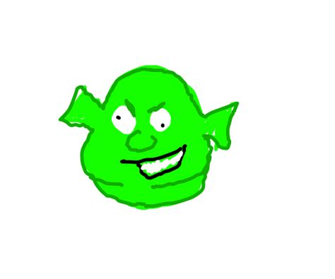 Derpy Shrek Head Drawception