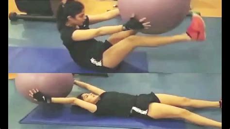 Rhea Chakraborty Workout In Gym Youtube