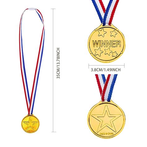 12 Pack Gold Winners Medals Game Medals Winner Award Medals Prizes