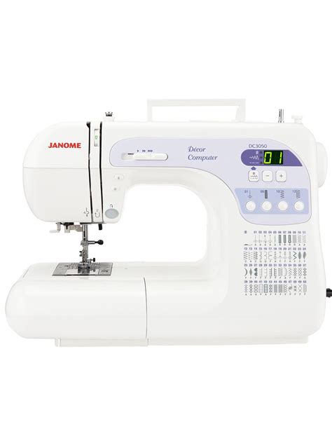 Dial pattern selection and stitch width and length adjustment ensures ease of use. Janome DC3050 Sewing Machine | Sewing machine, Sewing ...