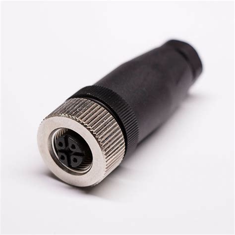 China Automation B Coded 5 Pin Female M12 Connector Field Attachable