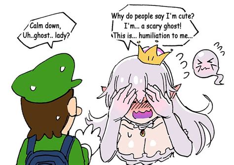 Princess King Boo Boo And Luigi Mario And 1 More Drawn By Wootsang