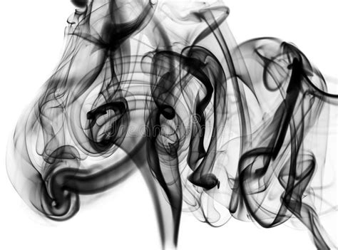 Mysterious Black Smoke Abstraction Stock Image Image Of Delicate