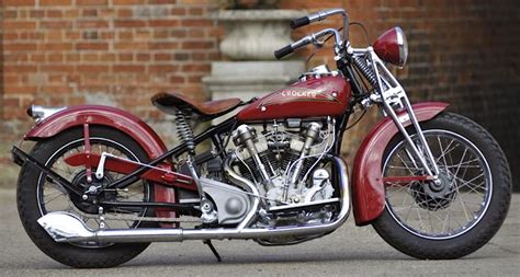 1937 Small Tank Crocker Classic Motorcycles Bobber Motorcycle