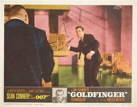 Goldfinger 1964 Us Scene Card Posteritati Movie Poster Gallery