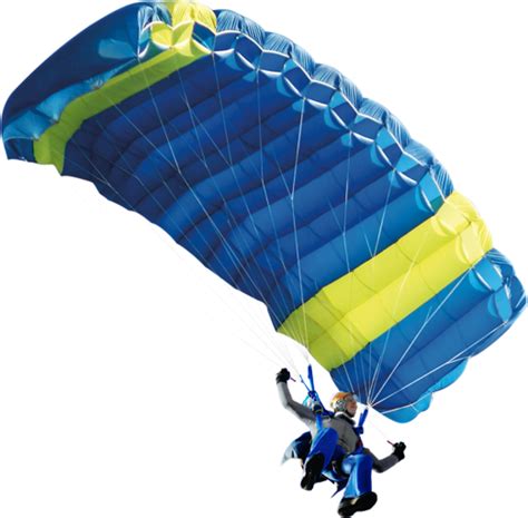 Man Skydiving Using Parachute Png Image Purepng Free Transparent
