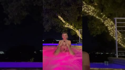 Corinna Naked In Hot Tub With David Dobrik Shorts Youtube