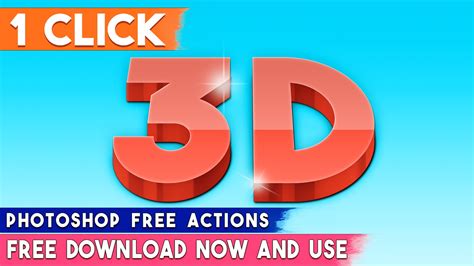 1 Click Transform 3d Effects Photoshop Premium Actions