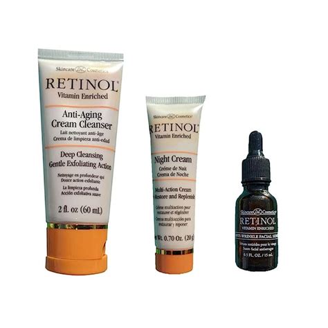 Anti Aging Starter Kit 3 Products In 1 Box Retinol