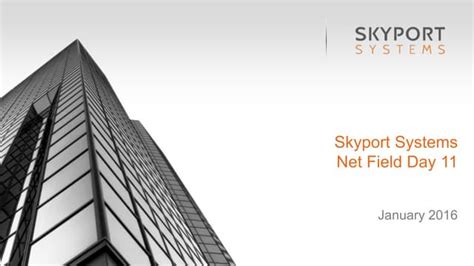 Network Field Day 11 Skyport Systems Presentation Ppt