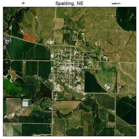 Aerial Photography Map Of Spalding Ne Nebraska