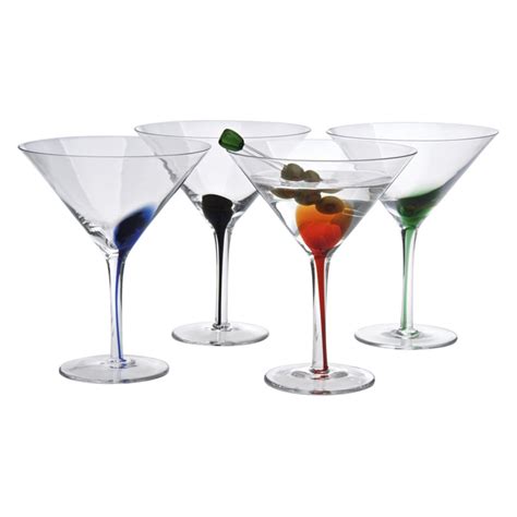 Artland Splash Martini Glass Set Of 4