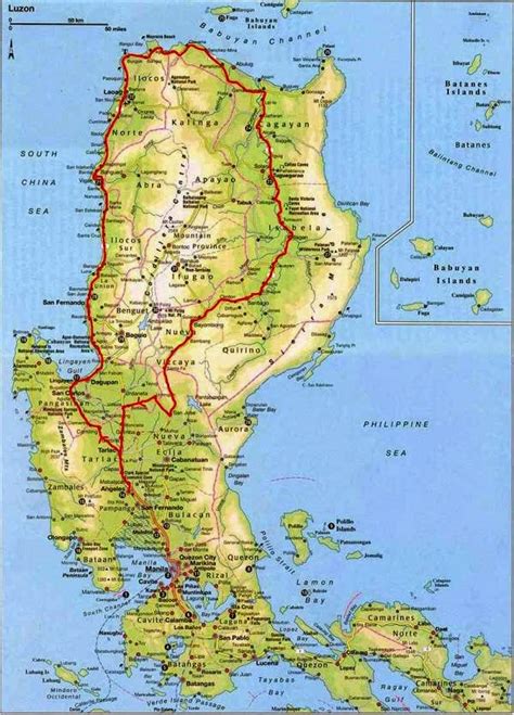 City Map Of Luzon Philippines Free Printable Maps