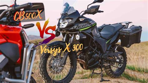 2020 Honda Cb500x Vs Kawasaki Versys X 300 Youtube