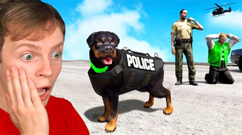 Chops A Police Dog In Gta 5 Youtube