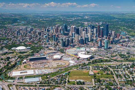 Aerial Photo | Calgary City Skyline