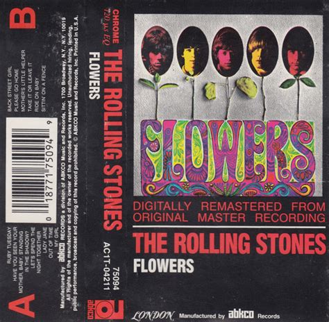 The Rolling Stones Flowers Cassette Discogs
