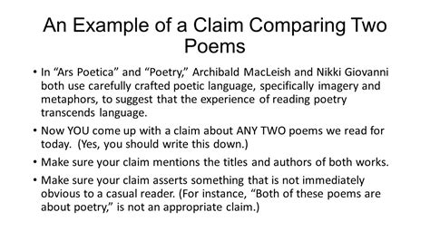 poem comparison essay     start thatsnotus
