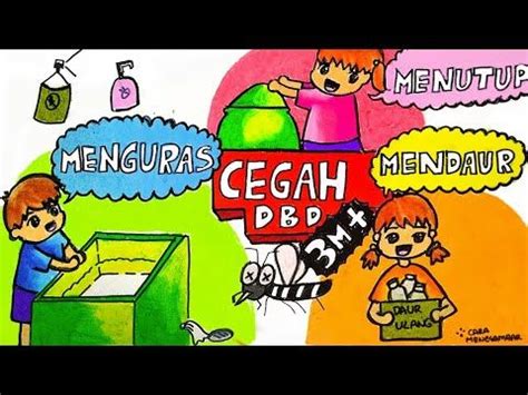 Louis, virus ensefalitis jepun, virus ensefalitis kutu, virus penyakit hutan kyasanur, dan virus demam hemoragik omsk. Cara Menggambar dan Mewarnai Poster Tema Melawan DBD Demam ...