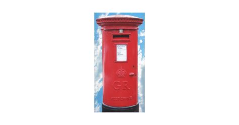 Red British Post Box Canvas Print Zazzle
