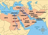 Countries & Capitals of Middle East Diagram | Quizlet