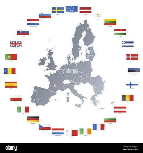Bandera Del Mapa Del Euro Imágenes Vectoriales De Stock Página 2 Alamy