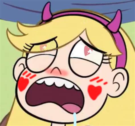 Star Butterfly Ahegao Heart Shaped Pupils With Minor Nose Blush Star Vs The Forces Of Evil