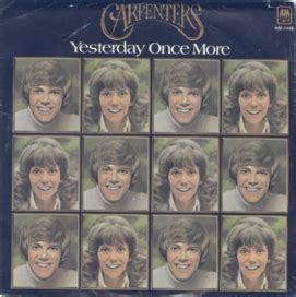 When i was young i'd listened to the radio waitin' for my favorite songs when they played i'd sing along it made me smile. 【洋楽歌詞和訳】"Yesterday Once More"2度目の昨日/The Carpenters | うたと言葉。