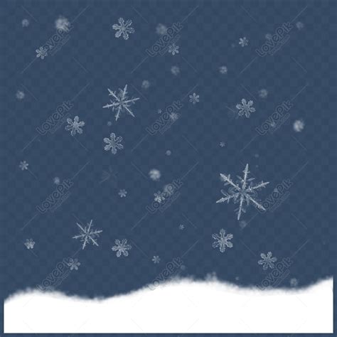 Free Commercial Fresh Winter Christmas Blue Snowing Background Snowfl