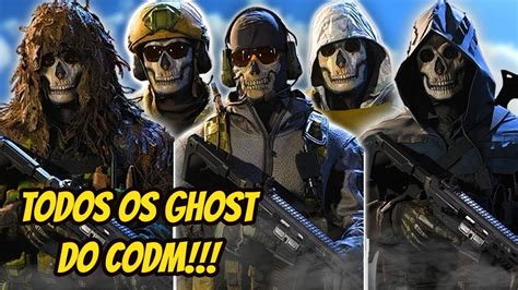 Todos Os Ghost Do Call Of Duty Mobile Youtube