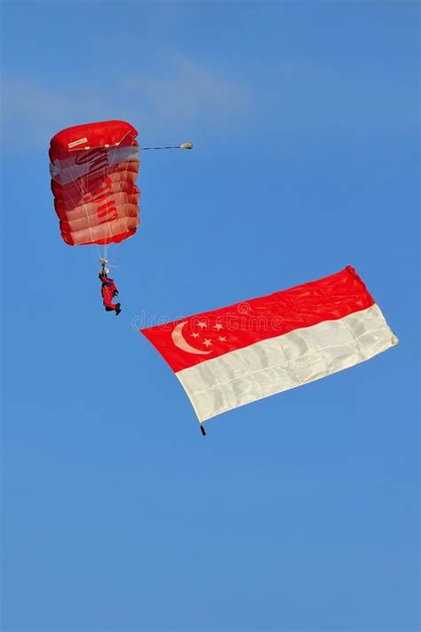 Red Lions Singapore Ther Singapore Armed Forces Red Lions Parachute