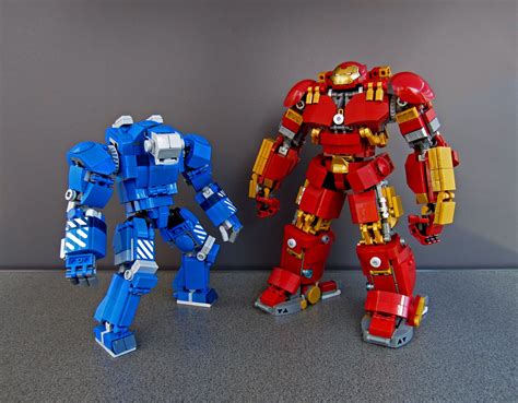 My New Mark 38 Igor In Comparison With My Modified Hulkbuster Moc