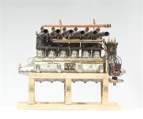 Aero Daimler Engine 120 Hp Wiener Modelbau Manufactur
