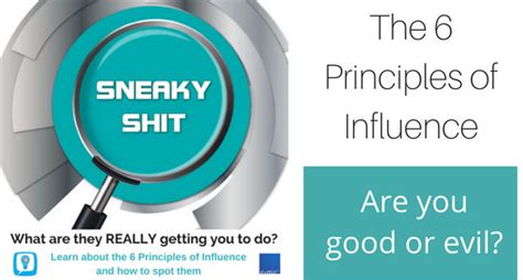 The 6 Principles Of Influence