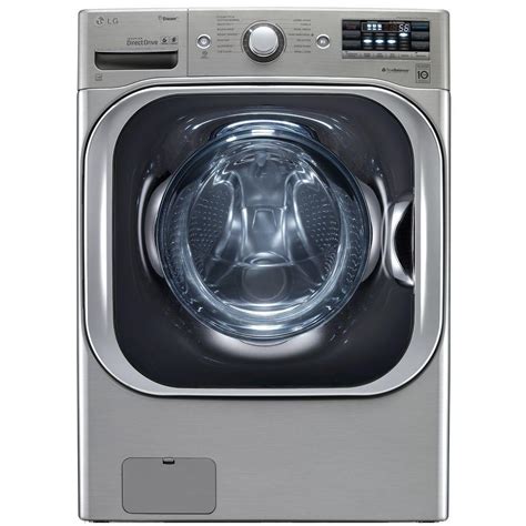 lg electronics 5 2 cu ft high efficiency front load washer with steam and turbowash in