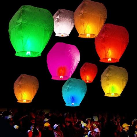 Buy Rangbaaz Flying Sky Lanterns For Diwaliset Of 5 Online ₹349