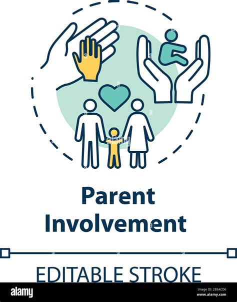 Parent Involvement Concept Icon Positive Environment For Kids Love