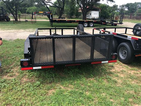 Ranch King 6x12 Double Axle Utility Trailer With Bifold 2171